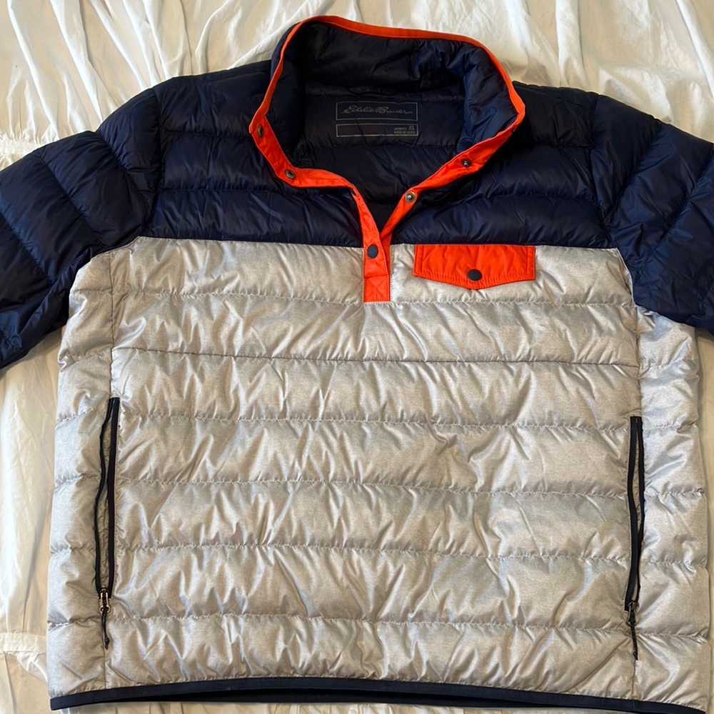 Women’s Down Jacket Navy/Silver